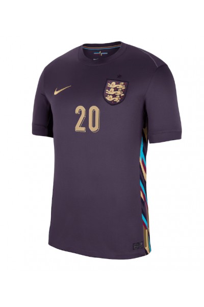 England Jarrod Bowen #20 Fotballdrakt Borte Klær EM 2024 Korte ermer England Jarrod Bowen #20 Fotballdrakt Borte Klær EM 2024 Korte ermer